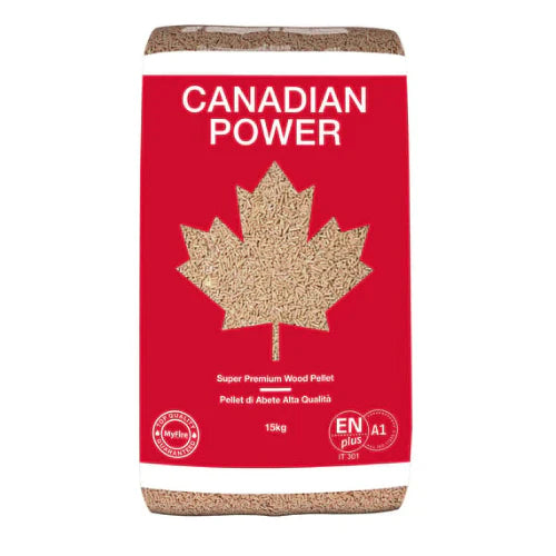Bancale Pellet Canadianpower ENplus A1 72 sacchi da 15 kg in abete