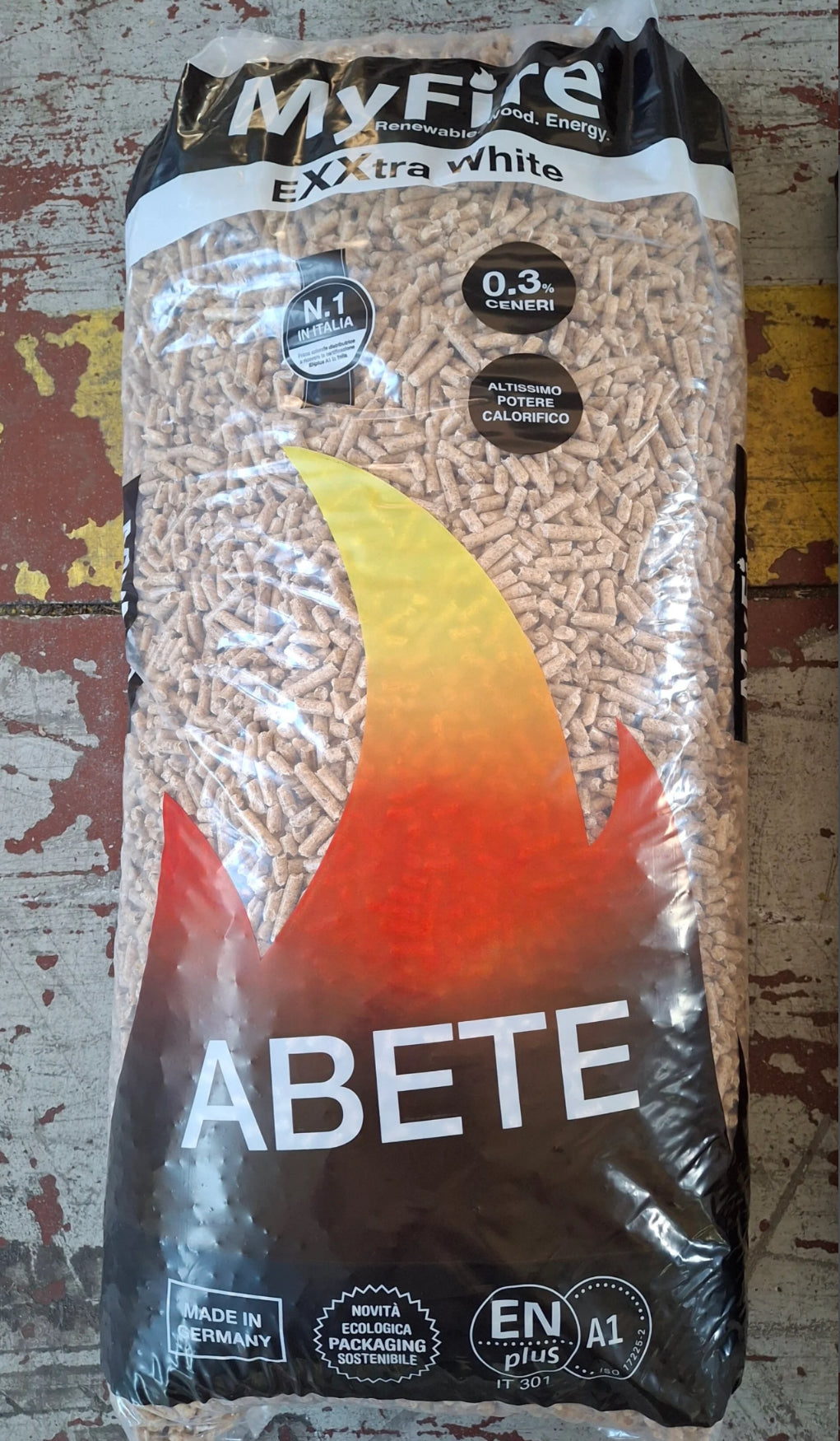 Pellet MyFire ExtraWhite A1 EnPlus 72 Sacchi da 15 Kg